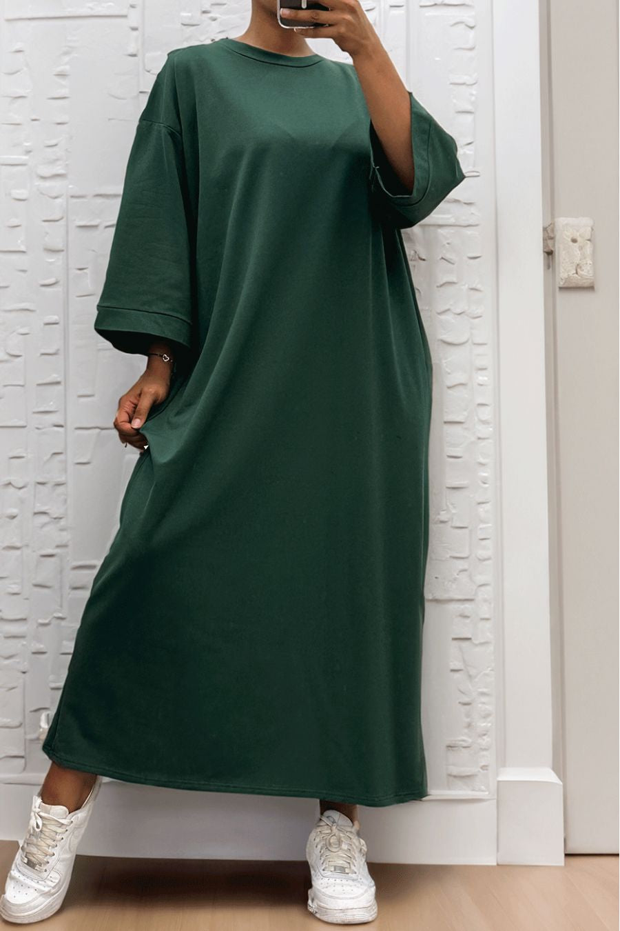 Robe dona over size en coton